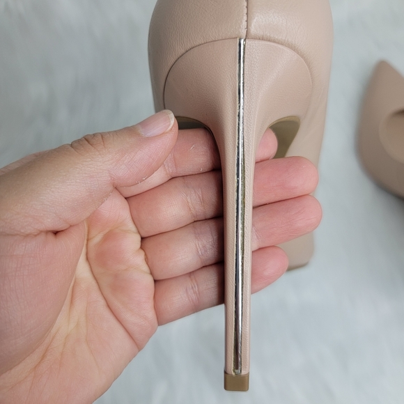 Alfani step n flex pointed toe nude stiletto heels. - Picture 6 of 14